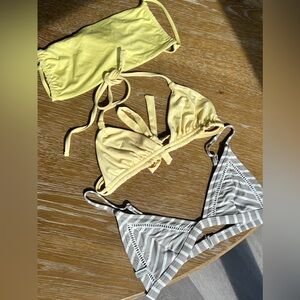 Small bikini tops mix set of 3.